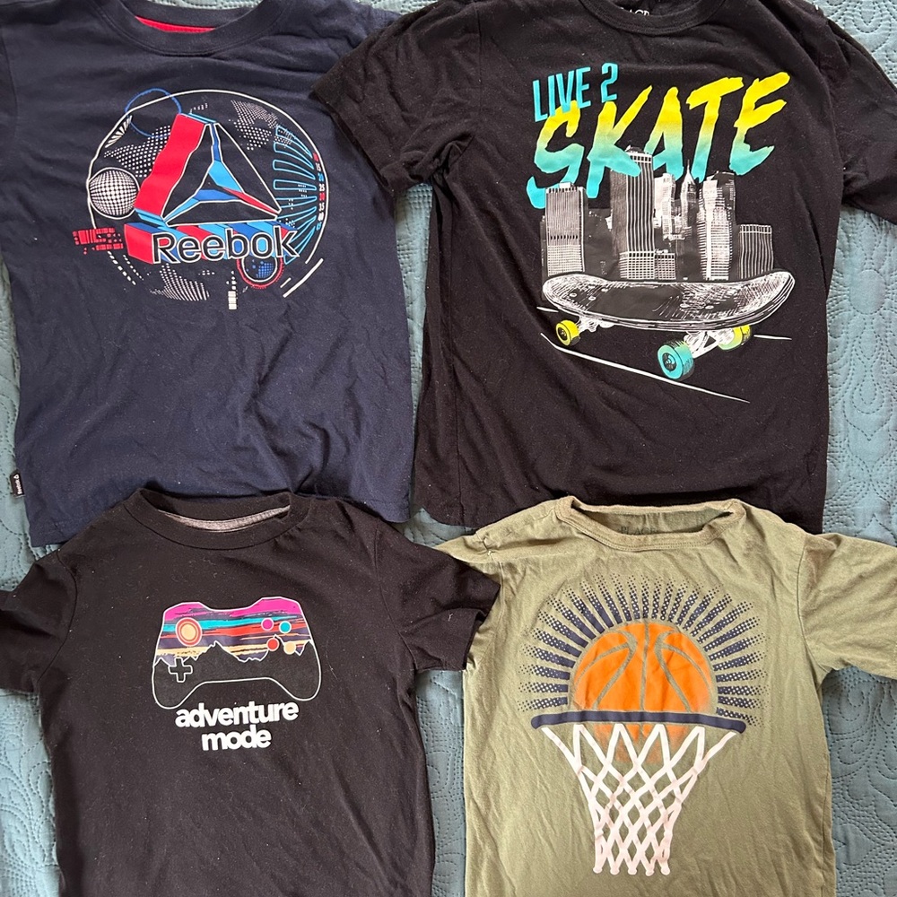 Boy’s T-shirt Lot - Children’s Place, Old Navy, & Reebok Brands